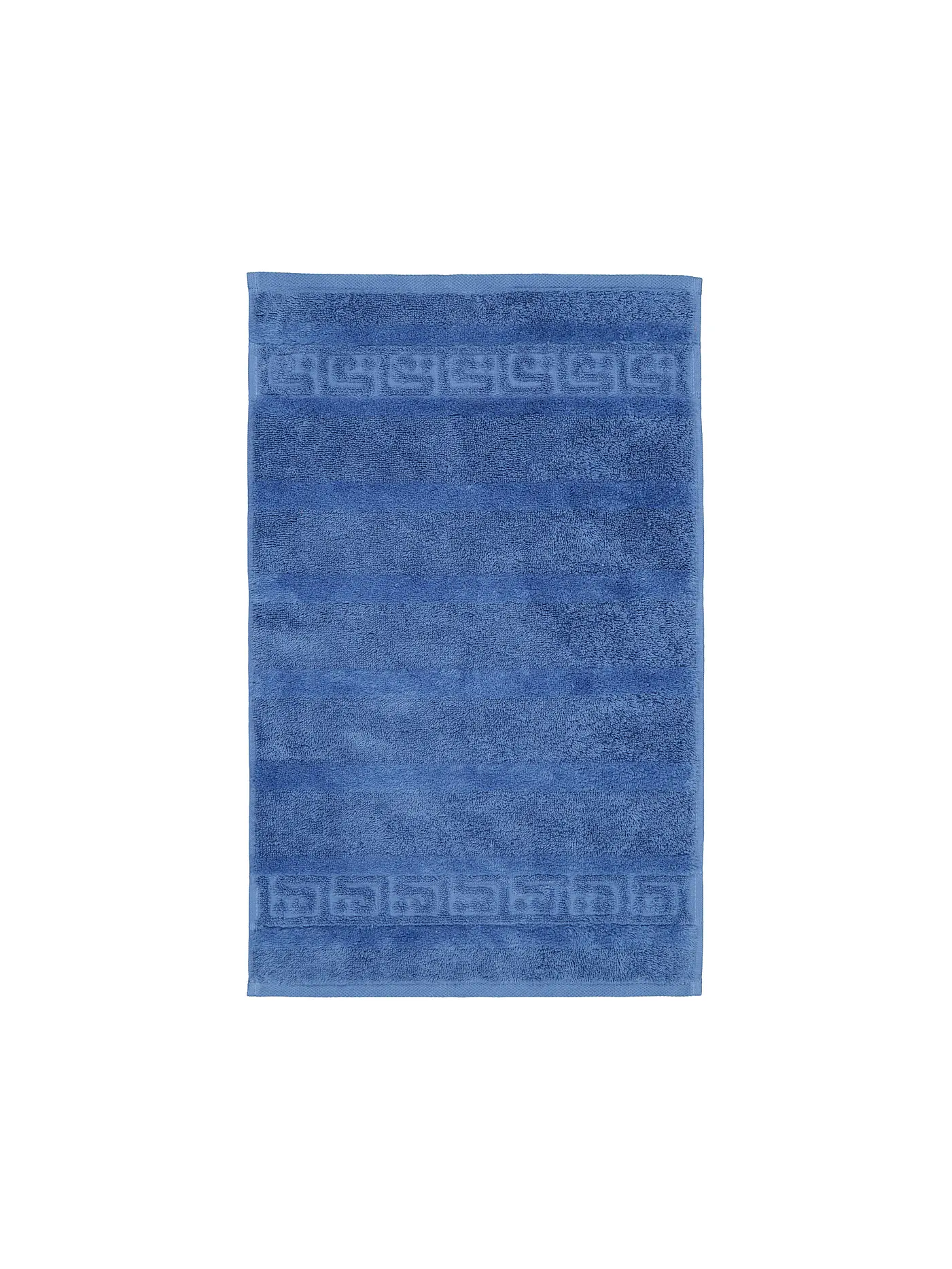 CAWÖ | Gästetuch NOBLESSE 30x50cm Weiss | blau